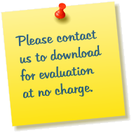 Please contact us to download for evaluation at no charge.